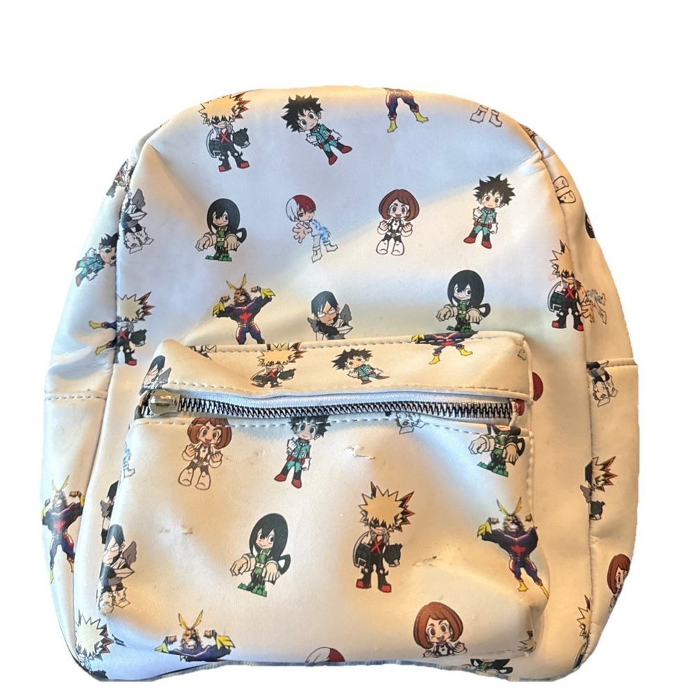 My Hero Academia Mini Backpack Chibi Bag White Anime Manga Japan Hot Topic